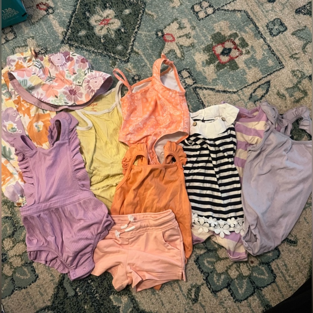 10-pc LOT of 9-12m spring/summer baby girl clothes